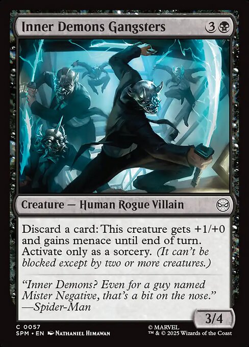 Magic the Gathering Card - Inner Demons Gangsters - MTG Circle