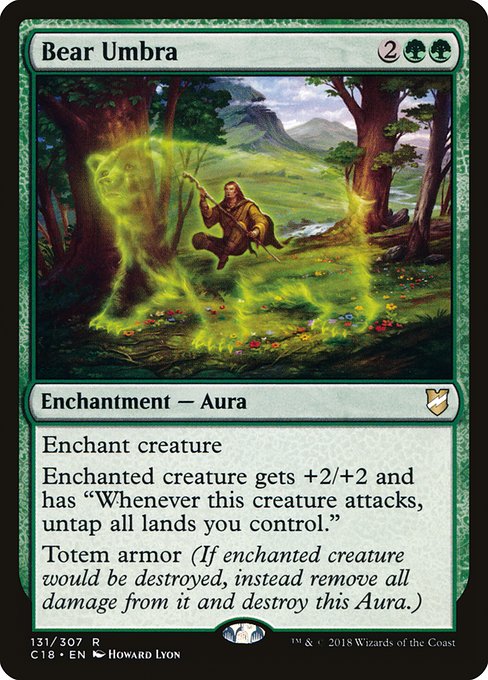 Magic the Gathering Card - Bear Umbra - MTG Circle