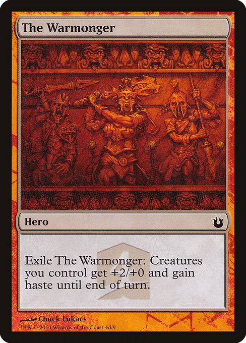Magic the Gathering Card - The Warmonger - MTG Circle