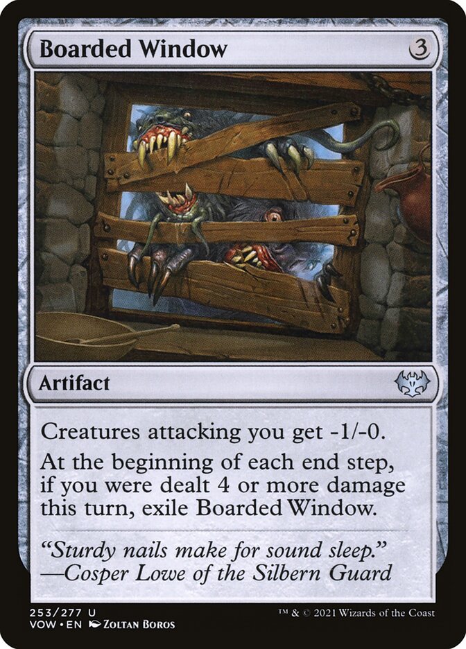Magic the Gathering Card - Boarded Window - MTG Circle
