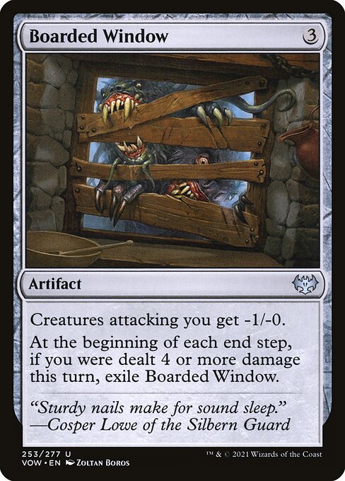 Magic the Gathering Card - Boarded Window - MTG Circle