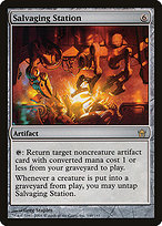 Magic the Gathering Card - Salvaging Station - MTG Circle