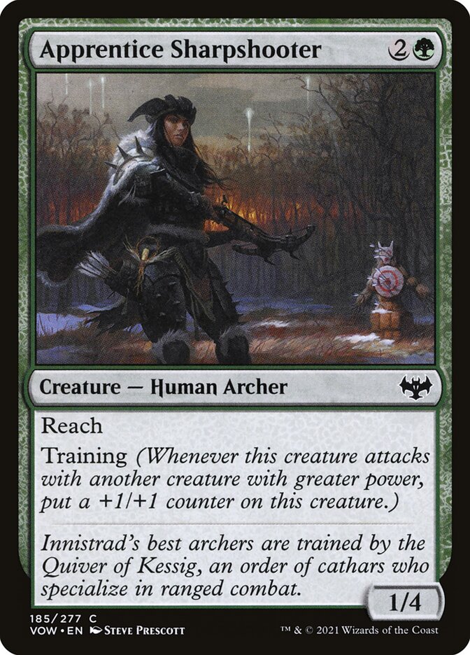 Magic the Gathering Card - Apprentice Sharpshooter - MTG Circle