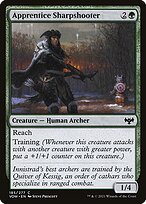 Magic the Gathering Card - Apprentice Sharpshooter - MTG Circle