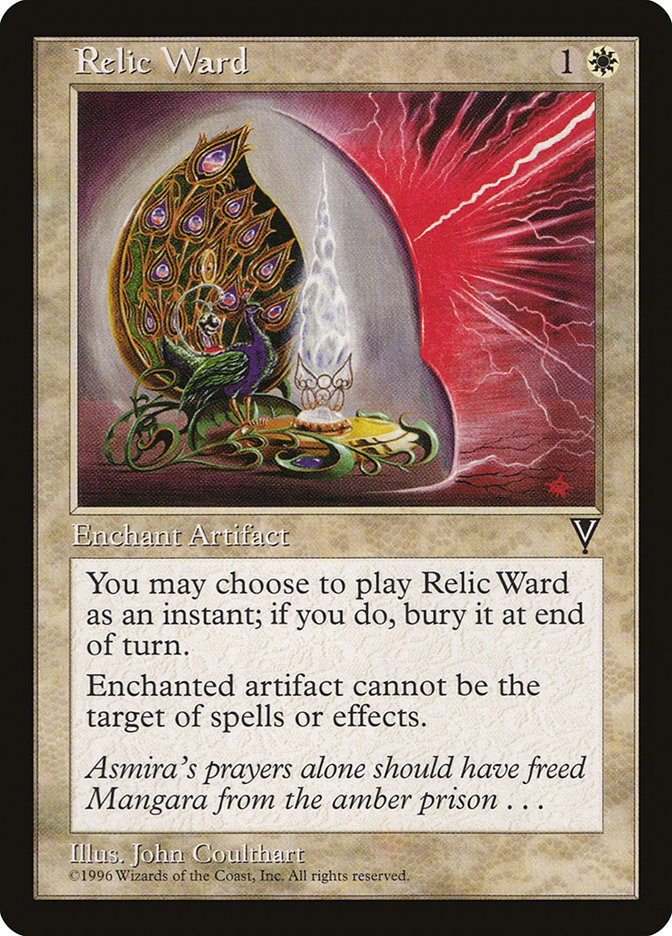 Magic the Gathering Card - Relic Ward - MTG Circle