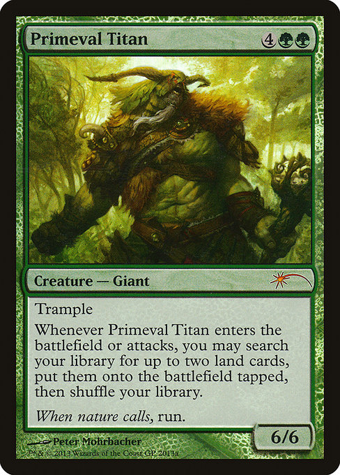 Magic the Gathering Card - Primeval Titan - MTG Circle