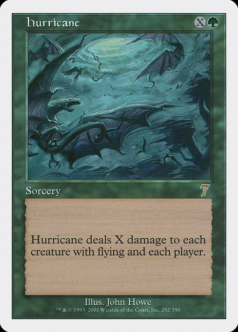Magic the Gathering Card - Hurricane - MTG Circle
