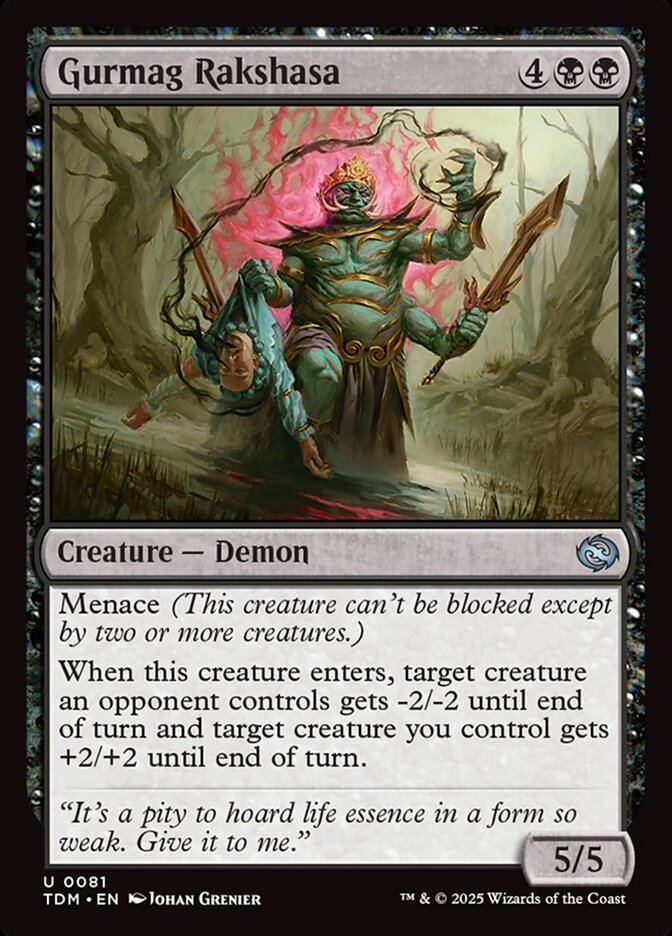 Magic the Gathering Card - Gurmag Rakshasa - MTG Circle