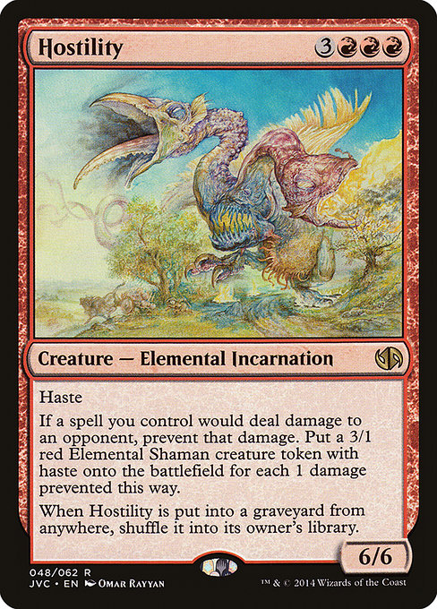Magic the Gathering Card - Hostility - MTG Circle