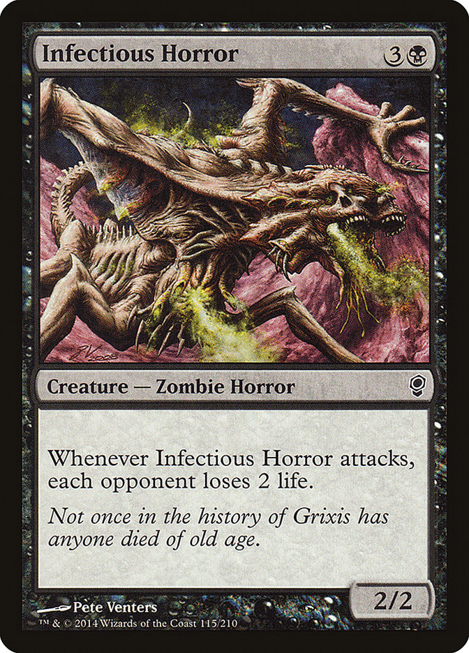 Magic the Gathering Card - Infectious Horror - MTG Circle
