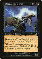 Magic the Gathering Card - Bladewing's Thrall - MTG Circle