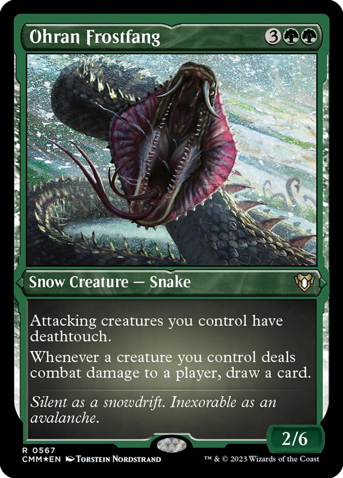 Magic the Gathering Card - Ohran Frostfang - MTG Circle