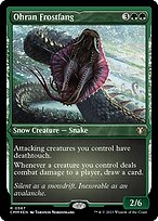 Magic the Gathering Card - Ohran Frostfang - MTG Circle