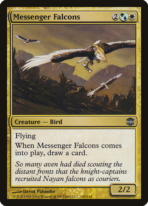 Magic the Gathering Card - Messenger Falcons - MTG Circle