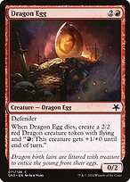 Magic the Gathering Card - Dragon Egg - MTG Circle