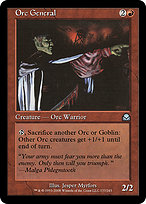 Magic the Gathering Card - Orc General - MTG Circle