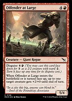 Magic the Gathering Card - Offender at Large - MTG Circle