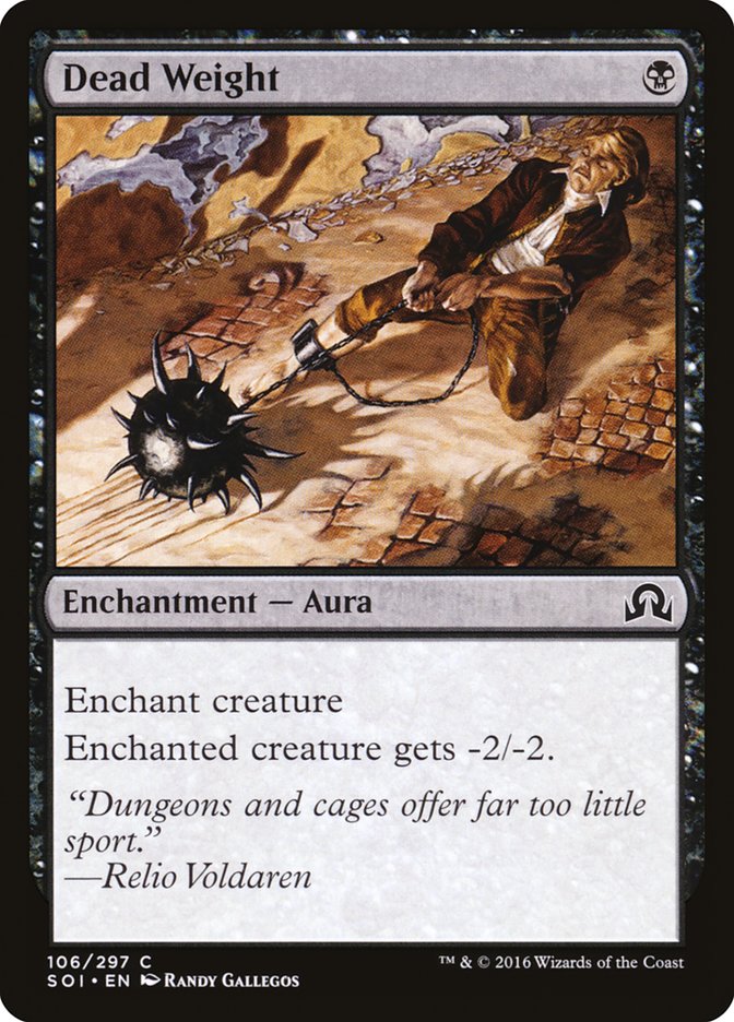 Magic the Gathering Card - Dead Weight - MTG Circle