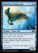 Magic the Gathering Card - Breaching Hippocamp - MTG Circle