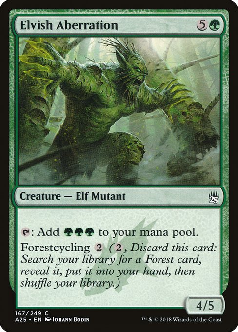 Magic the Gathering Card - Elvish Aberration - MTG Circle