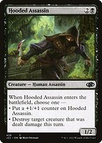 Magic the Gathering Card - Hooded Assassin - MTG Circle