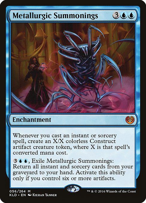 Magic the Gathering Card - Metallurgic Summonings - MTG Circle