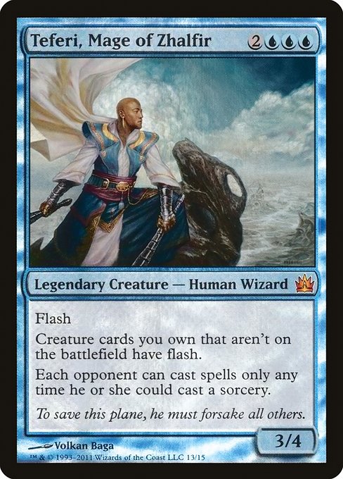 Magic the Gathering Card - Teferi, Mage of Zhalfir - MTG Circle