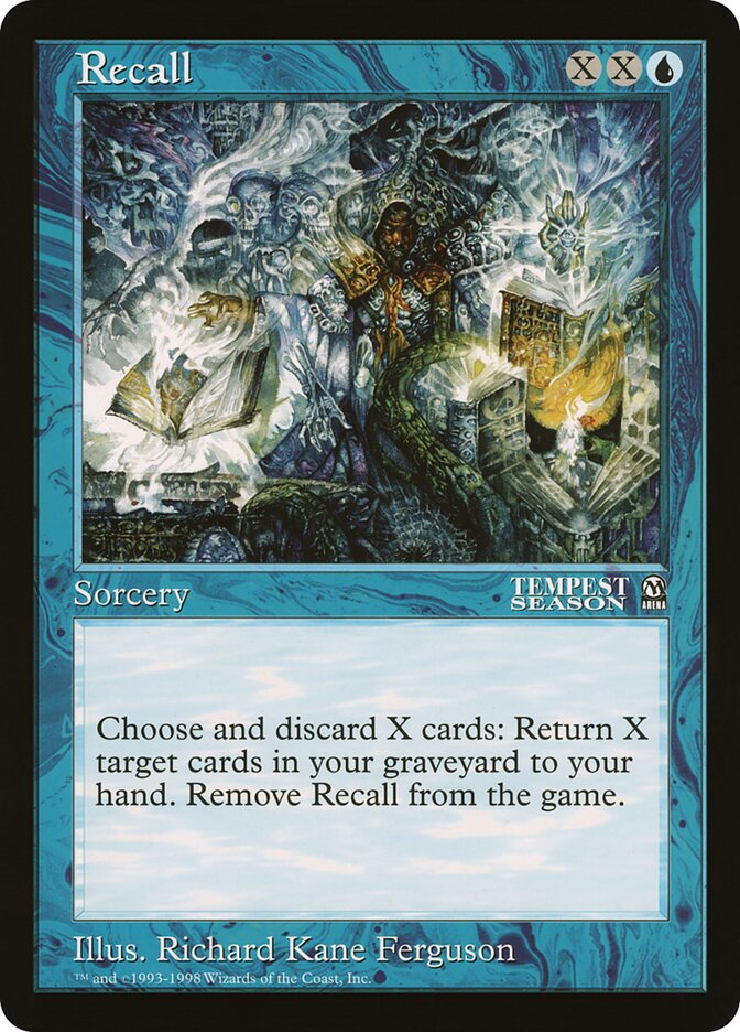 Magic the Gathering Card - Recall - MTG Circle