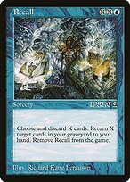 Magic the Gathering Card - Recall - MTG Circle