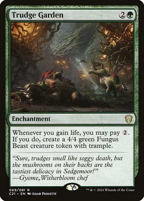 Magic the Gathering Card - Trudge Garden - MTG Circle