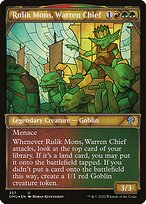 Magic the Gathering Card - Rulik Mons, Warren Chief - MTG Circle