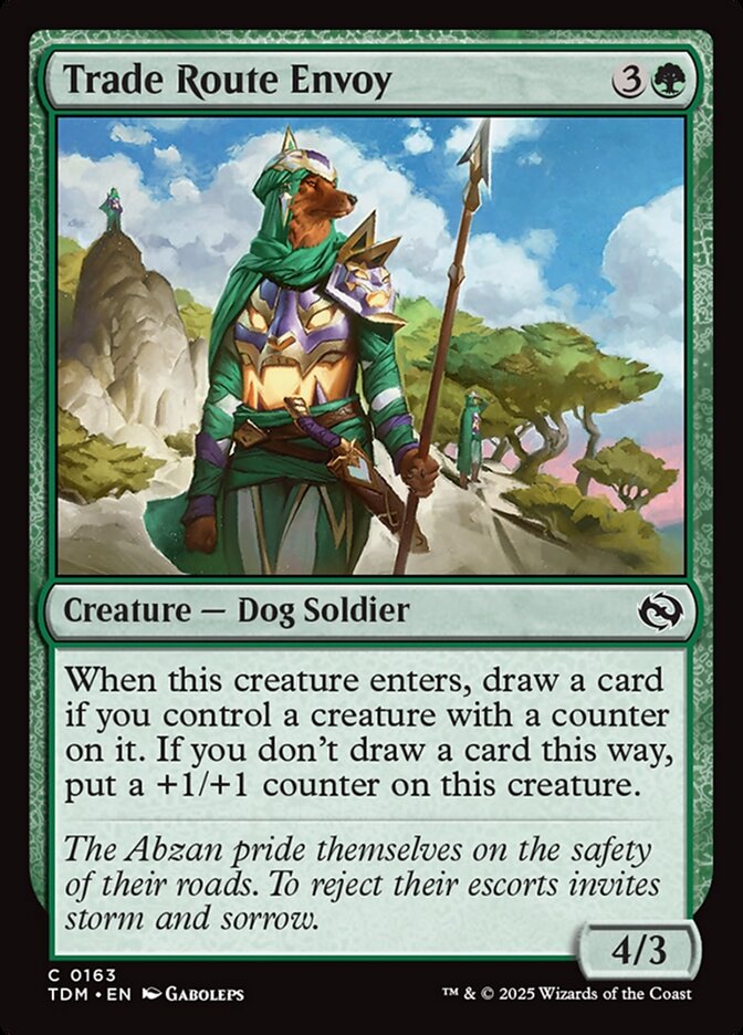 Magic the Gathering Card - Trade Route Envoy - MTG Circle