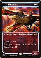 Magic the Gathering Card - Lizard Blades - MTG Circle