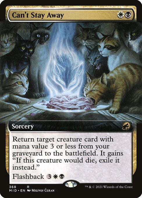 Magic the Gathering Card - Can't Stay Away - MTG Circle