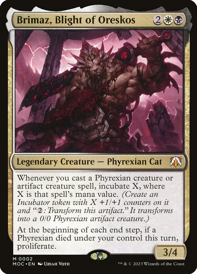 Magic the Gathering Card - Brimaz, Blight of Oreskos - MTG Circle
