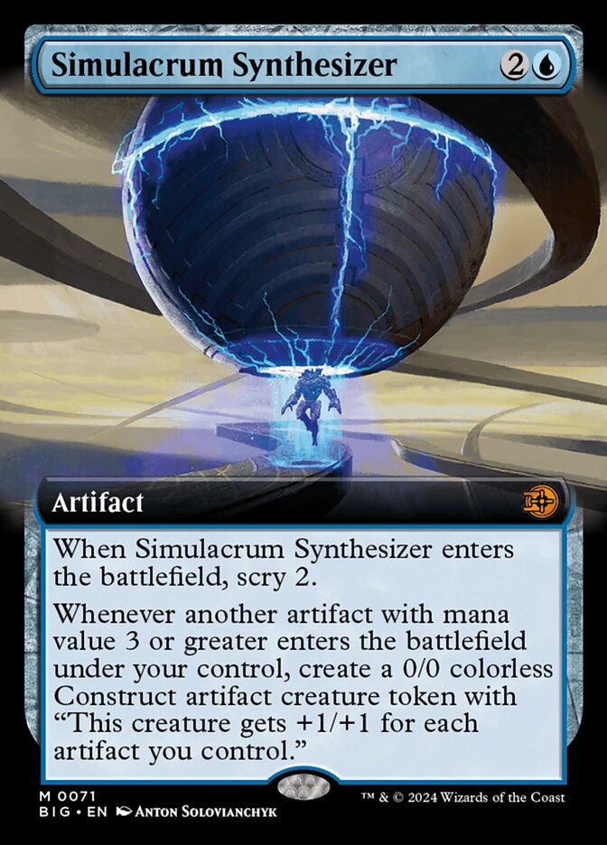 Magic the Gathering Card - Simulacrum Synthesizer - MTG Circle