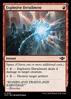 Magic the Gathering Card - Explosive Derailment - MTG Circle