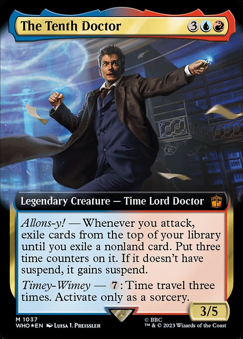 Magic the Gathering Card - The Tenth Doctor - MTG Circle