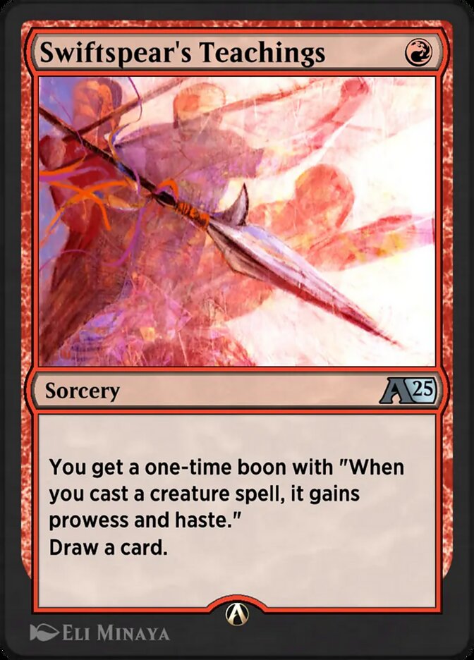 Magic the Gathering Card - Swiftspear's Teachings - MTG Circle