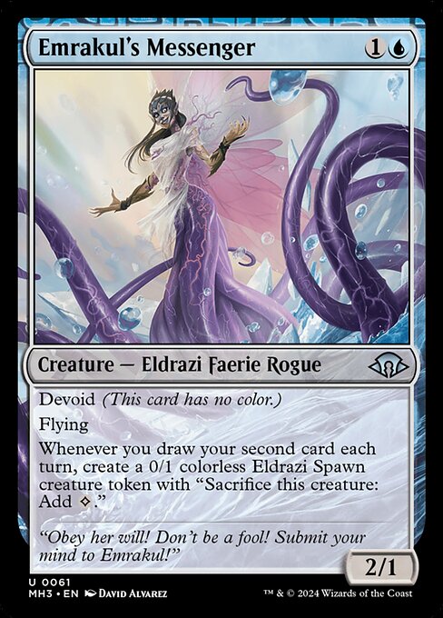 Magic the Gathering Card - Emrakul's Messenger - MTG Circle