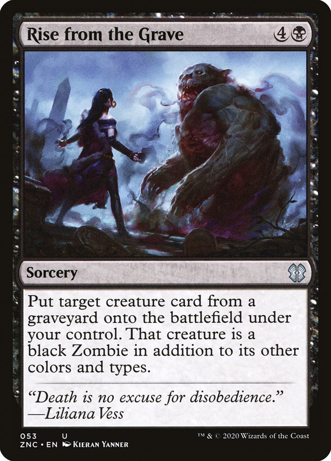Magic the Gathering Card - Rise from the Grave - MTG Circle