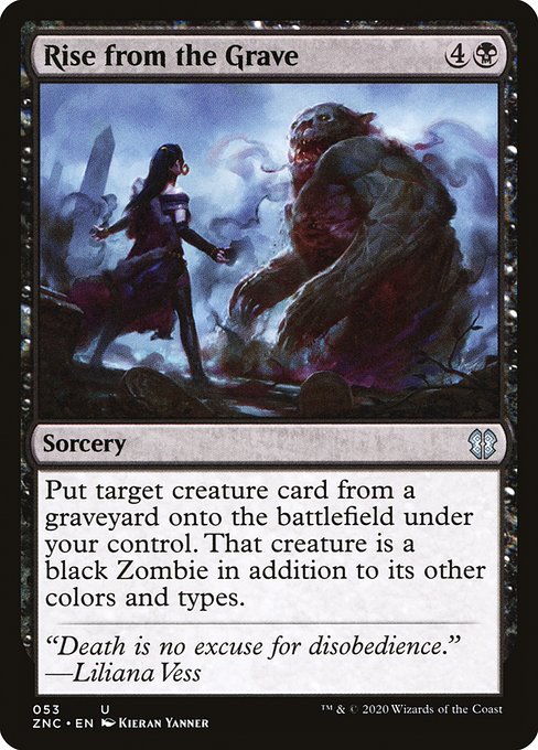 Magic the Gathering Card - Rise from the Grave - MTG Circle