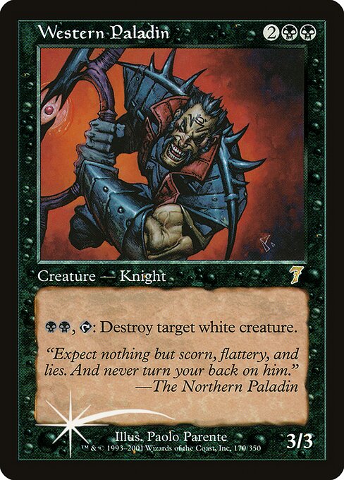 Magic the Gathering Card - Western Paladin - MTG Circle