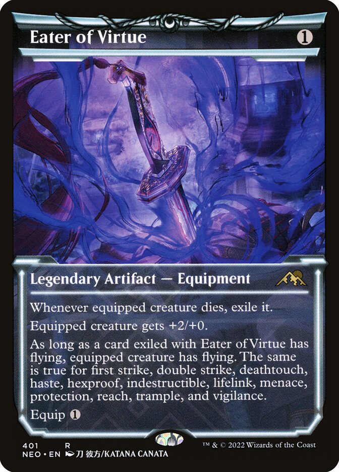 Magic the Gathering Card - Eater of Virtue - MTG Circle