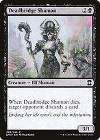 Magic the Gathering Card - Deadbridge Shaman - MTG Circle