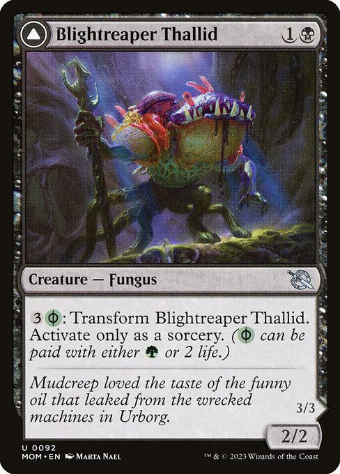 Magic the Gathering Card - Blightreaper Thallid - MTG Circle