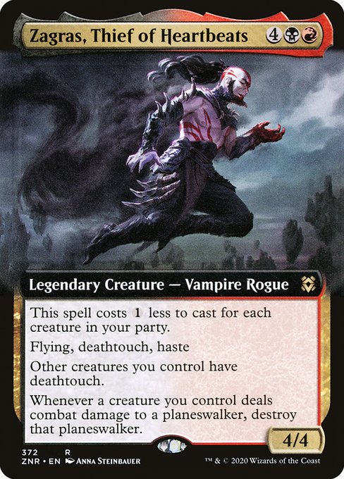 Magic the Gathering Card - Zagras, Thief of Heartbeats - MTG Circle