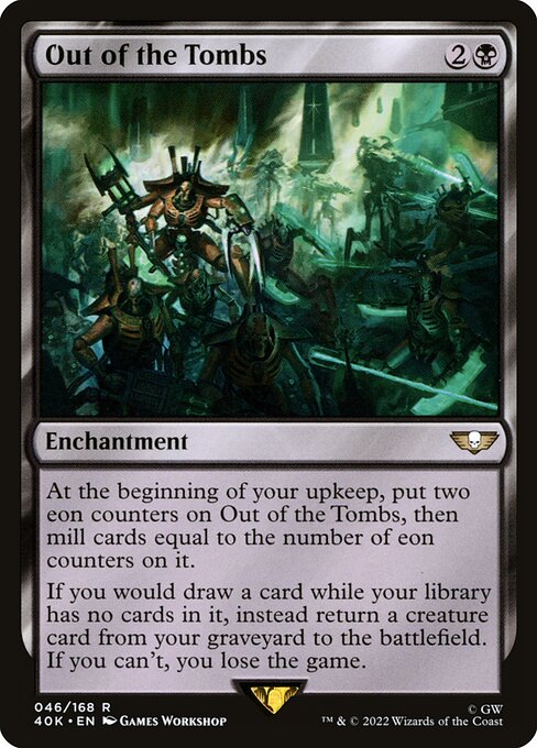 Magic the Gathering Card - Out of the Tombs - MTG Circle