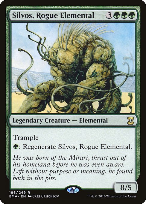 Magic the Gathering Card - Silvos, Rogue Elemental - MTG Circle