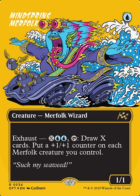 Magic the Gathering Card - Mindspring Merfolk - MTG Circle